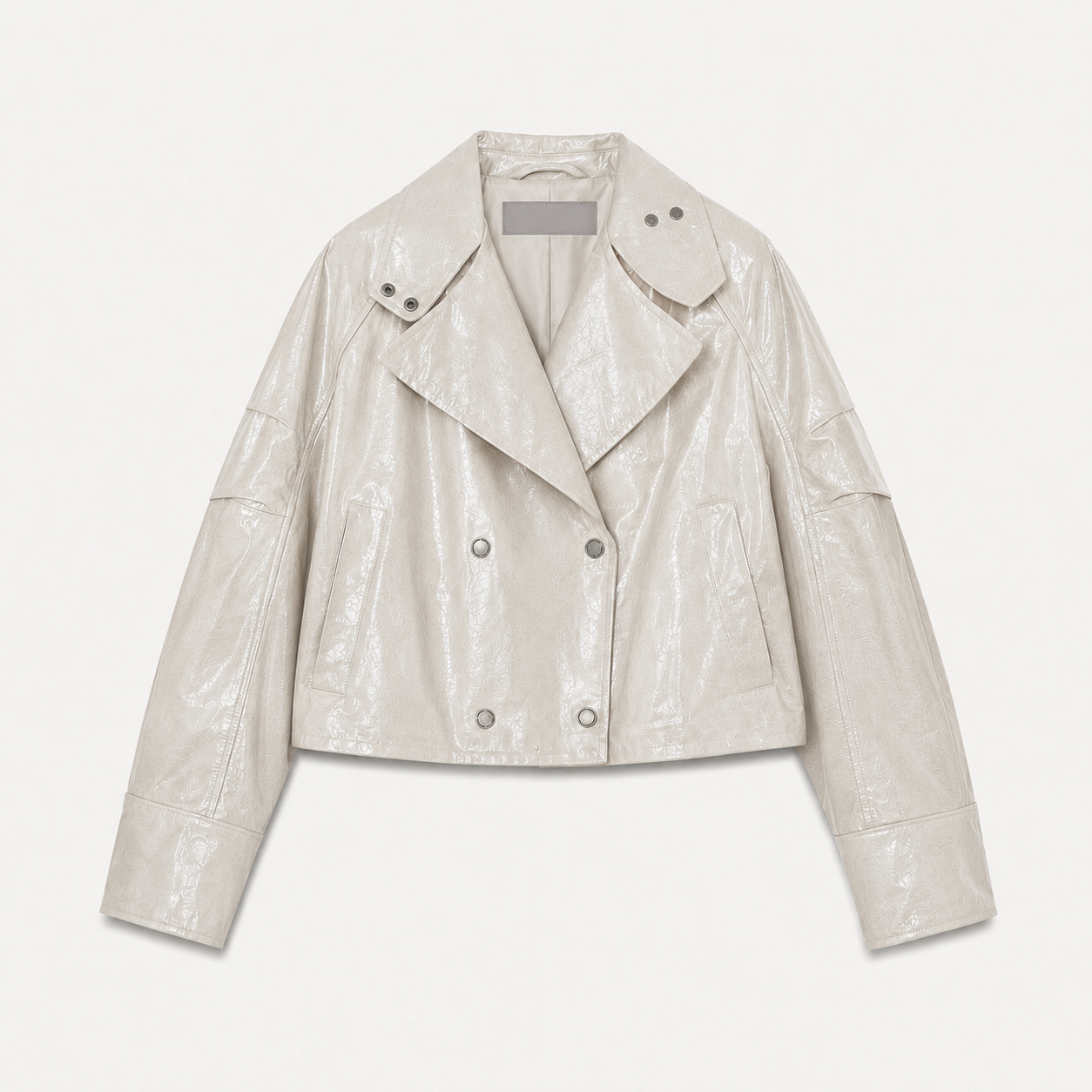 Crystal Tailored Leather Jacket