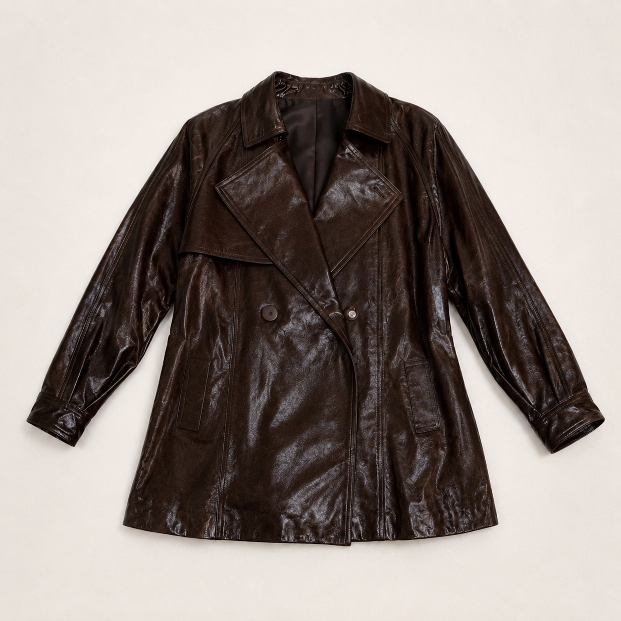 Leather Trench Coat