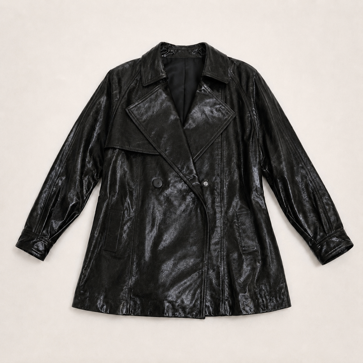 Leather Trench Coat