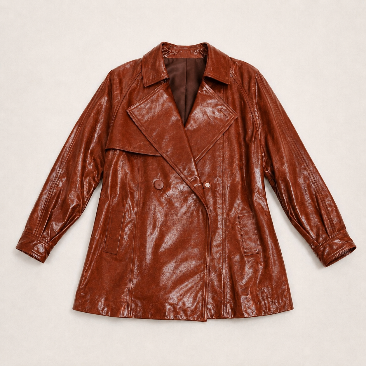 Leather Trench Coat