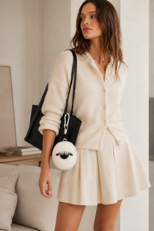 Sheepskin Sheep Charm