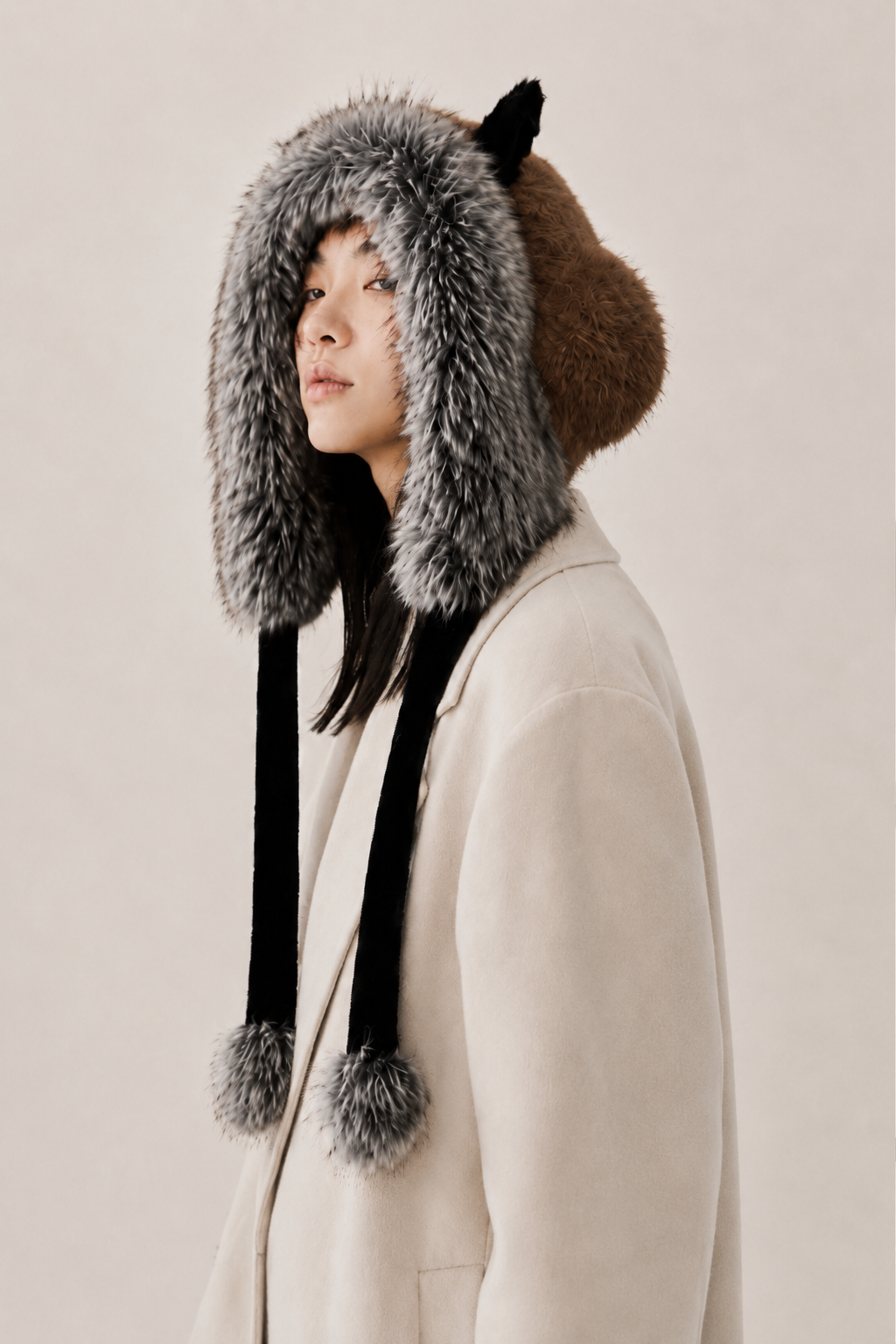 Lamb Ear Faux Fur Hat