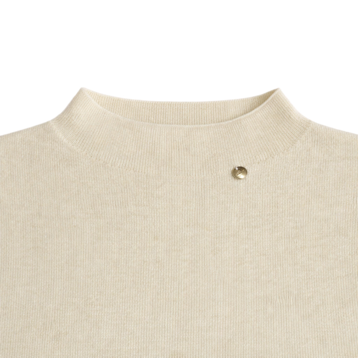 Sleeveless Mock Neck Knit Top