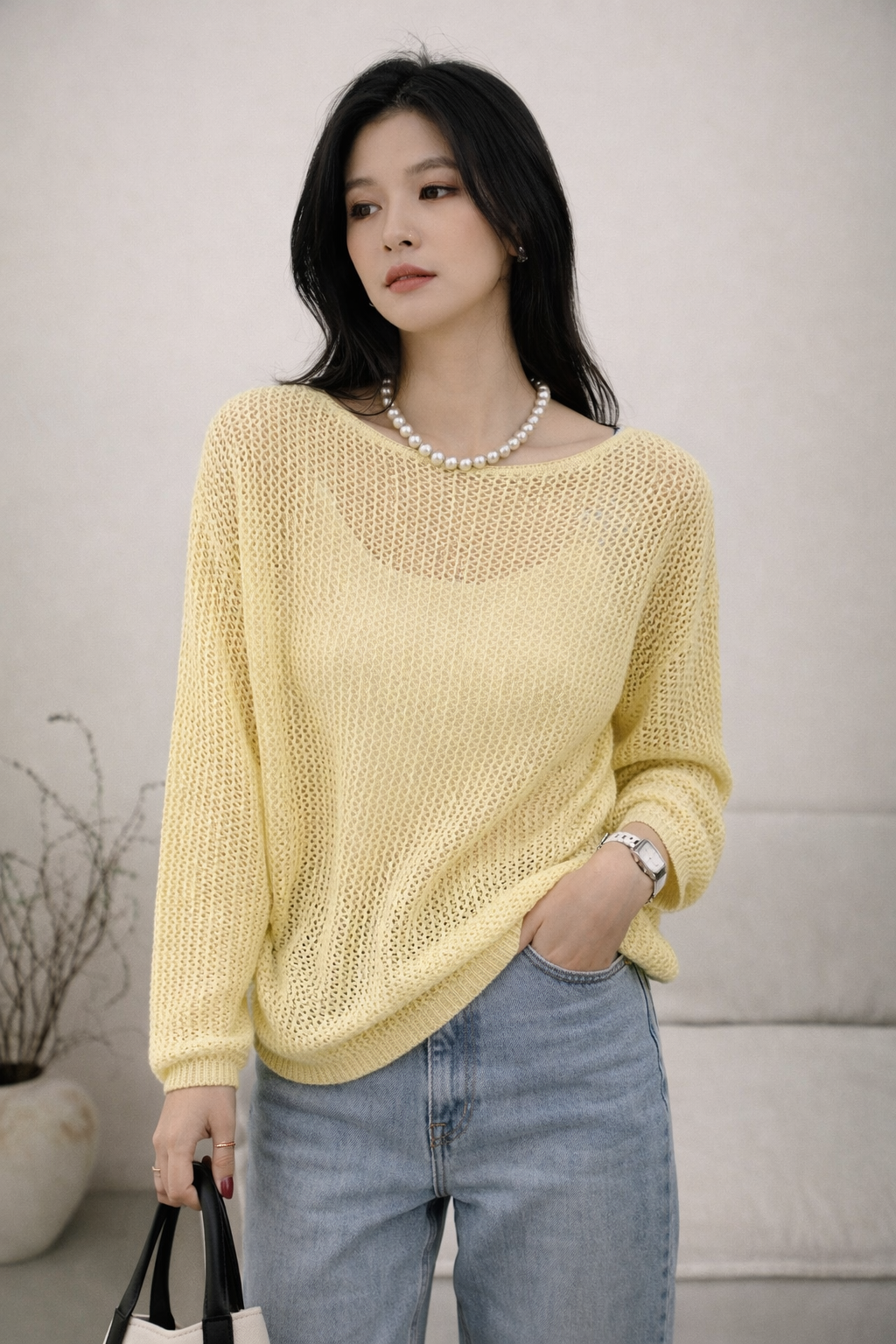 Sequin Knit Sweater