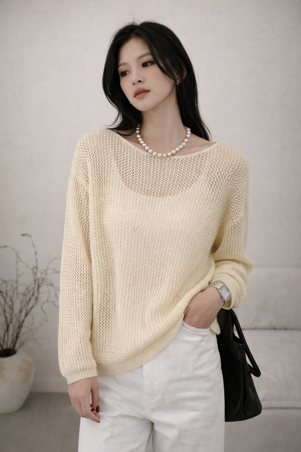Sequin Knit Sweater