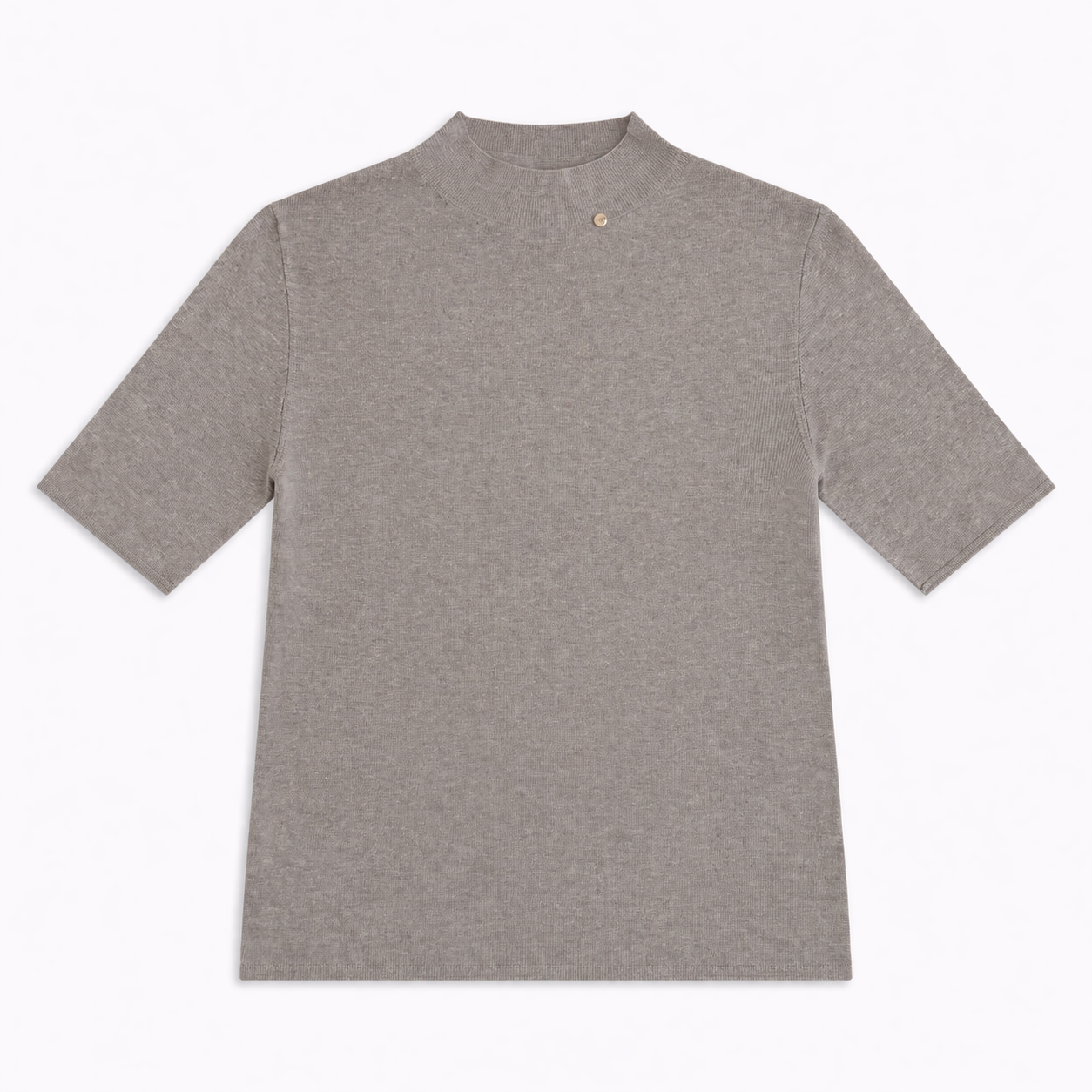 Mock Neck Knit Top – 3/4 Sleeve