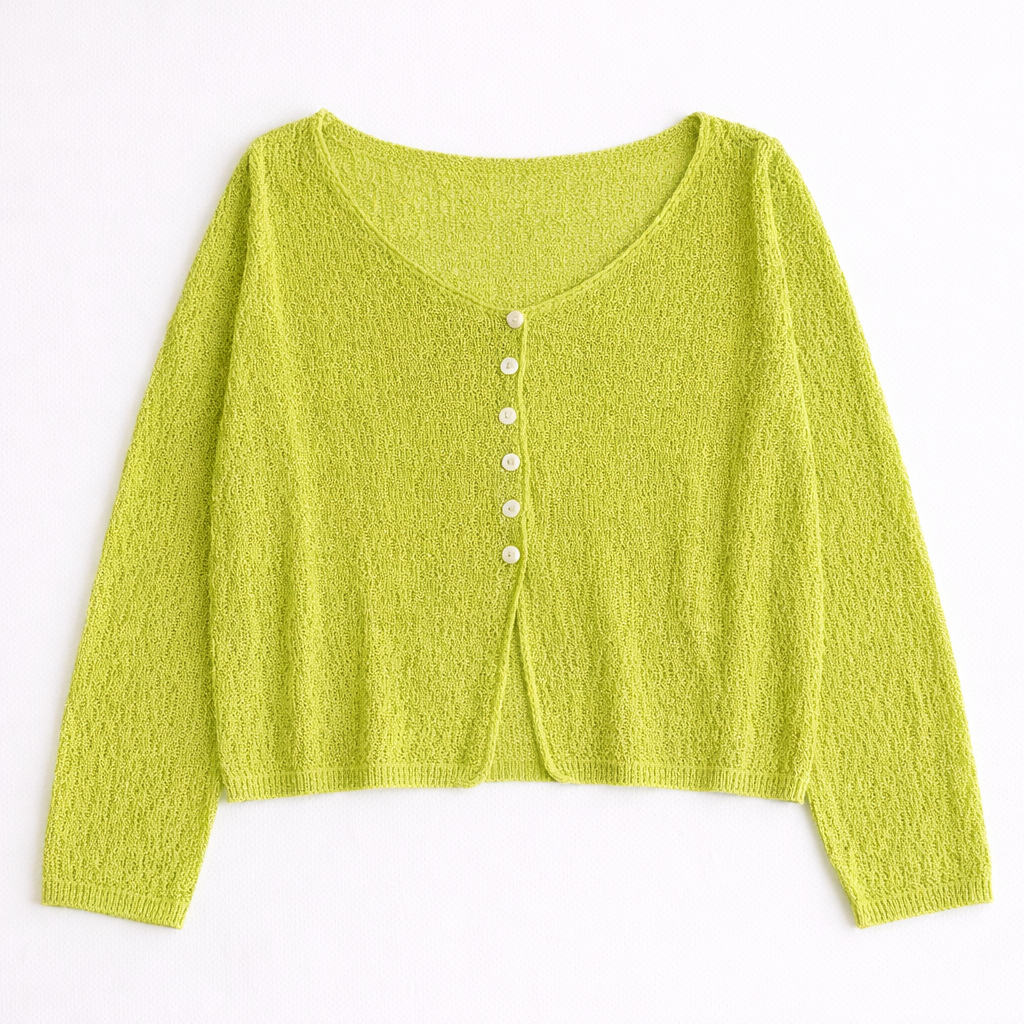 Textured Button Cardigan