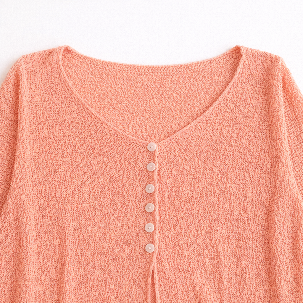 Textured Button Cardigan