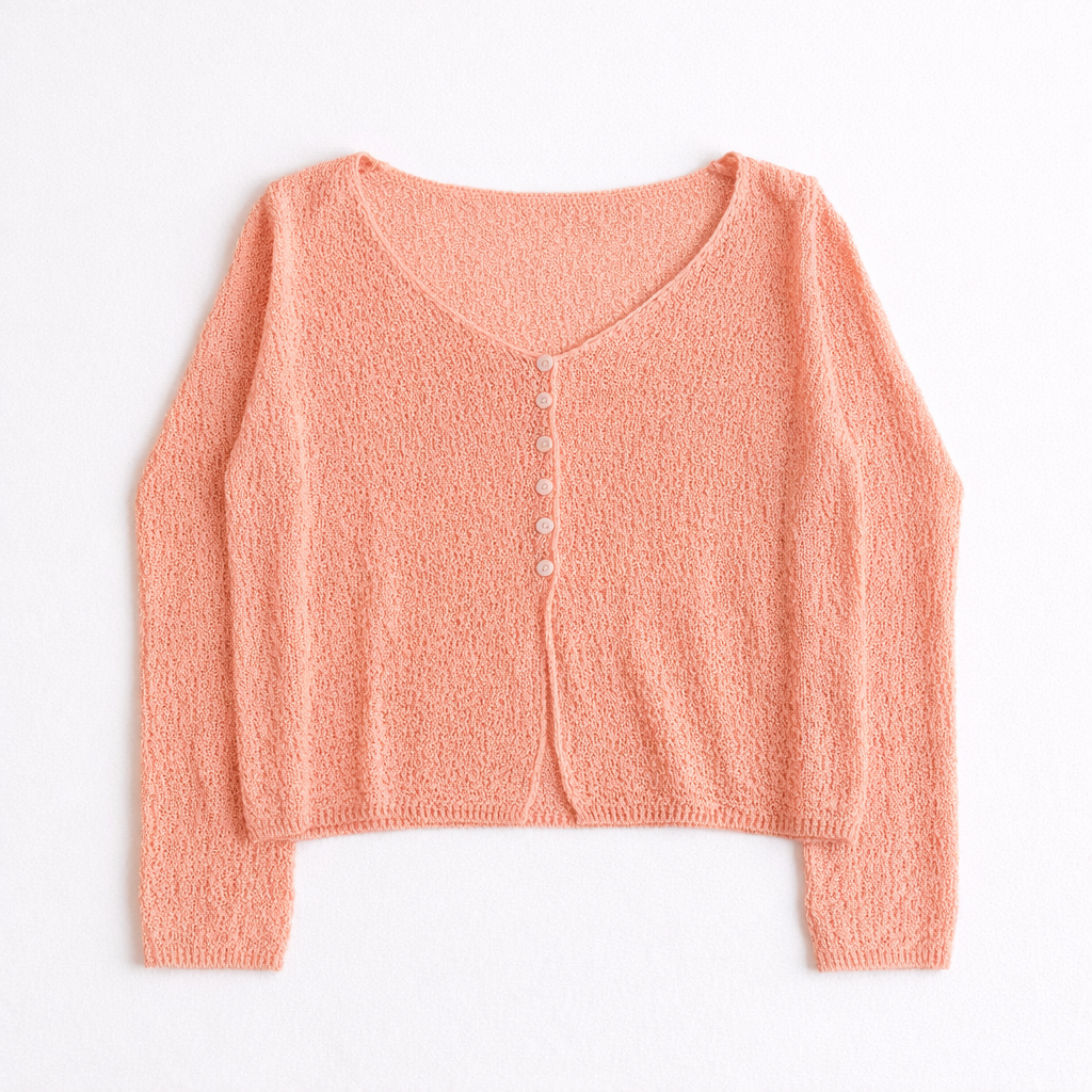 Textured Button Cardigan