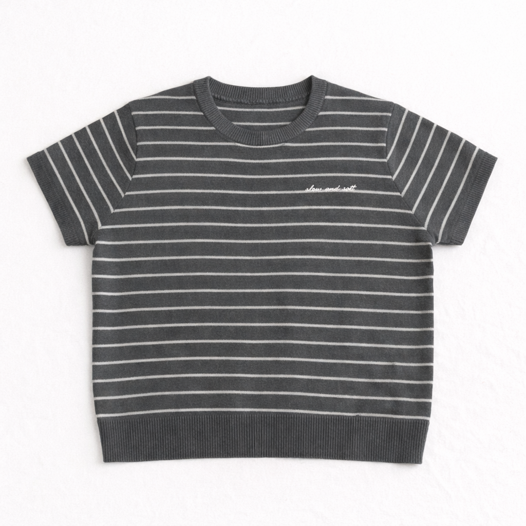 Striped Knit T-shirt