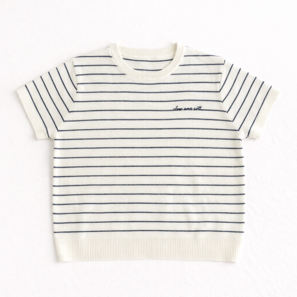 Striped Knit T-shirt