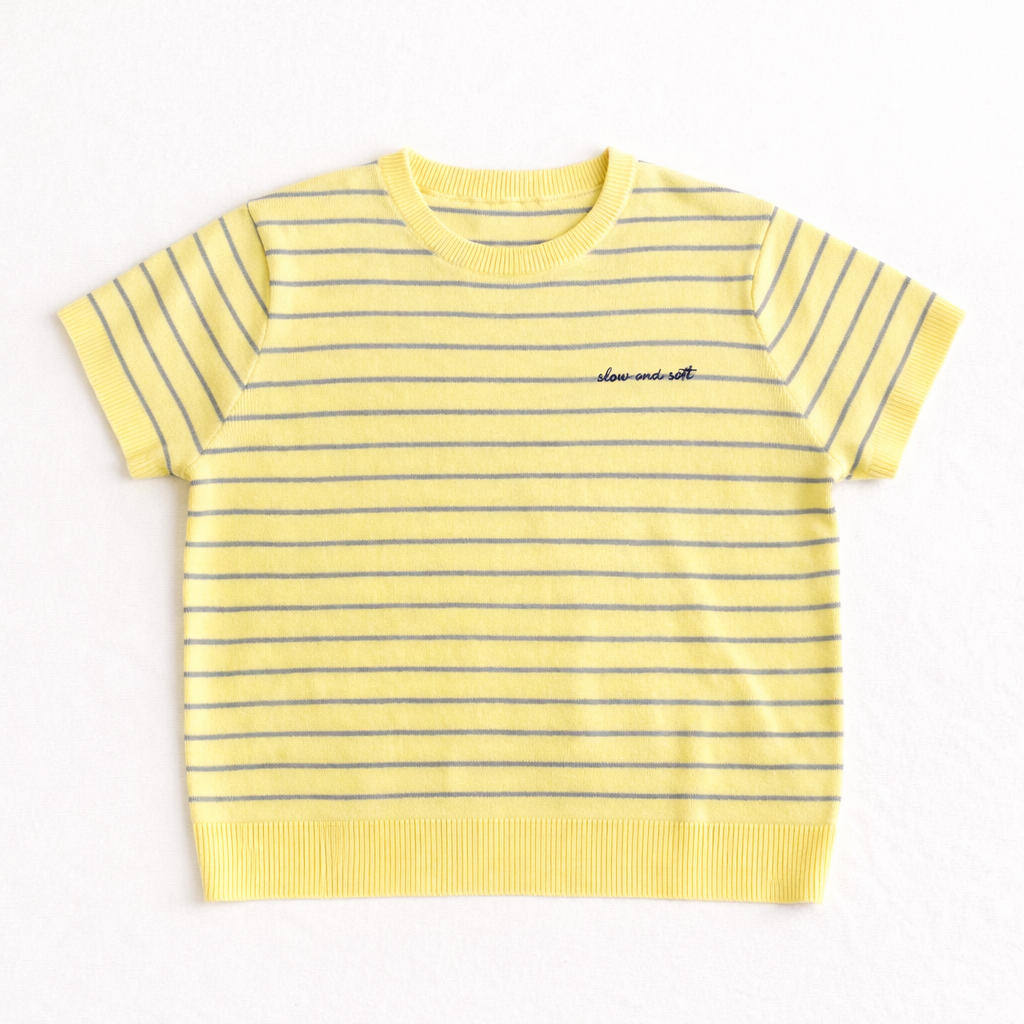 Striped Knit T-shirt