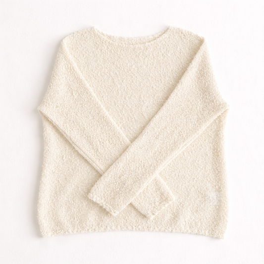 Bouclé Lightweight Knit Top