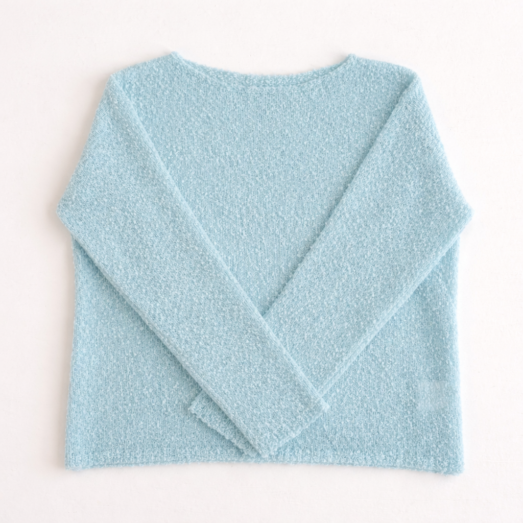 Bouclé Lightweight Knit Top