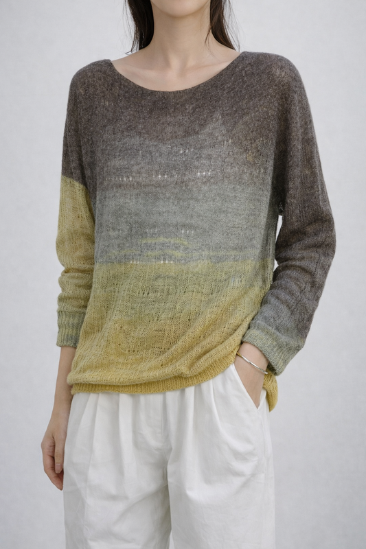 Gradient Knit Sweater