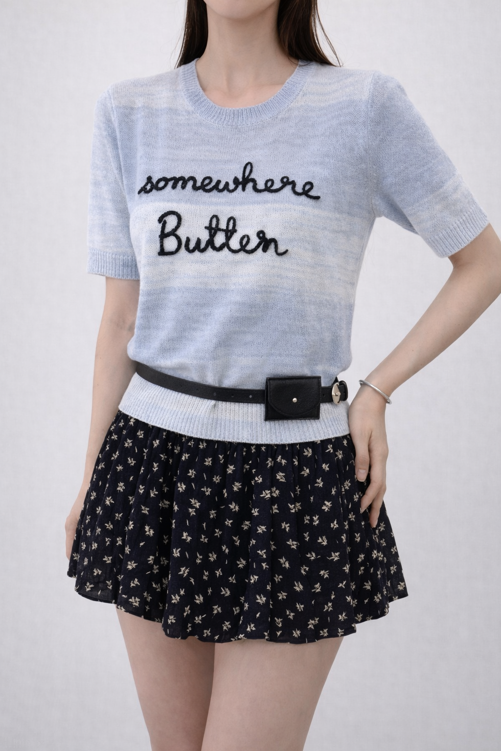 Graphic Knit T-shirt