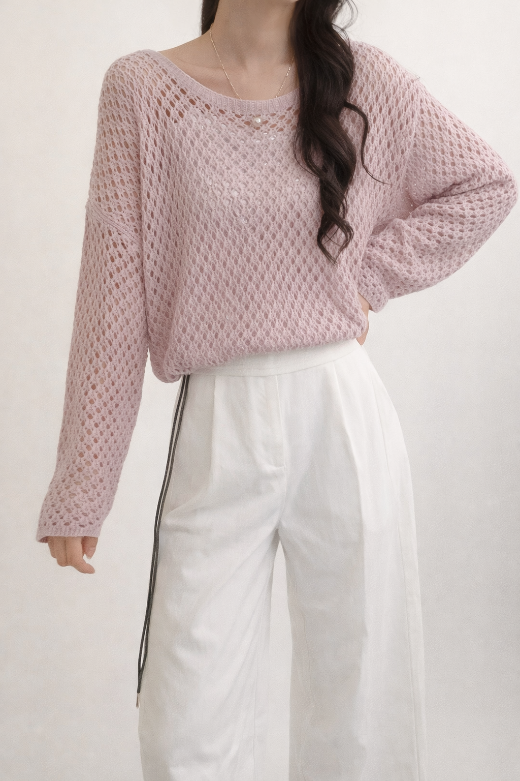 Textured Knit Sweater
