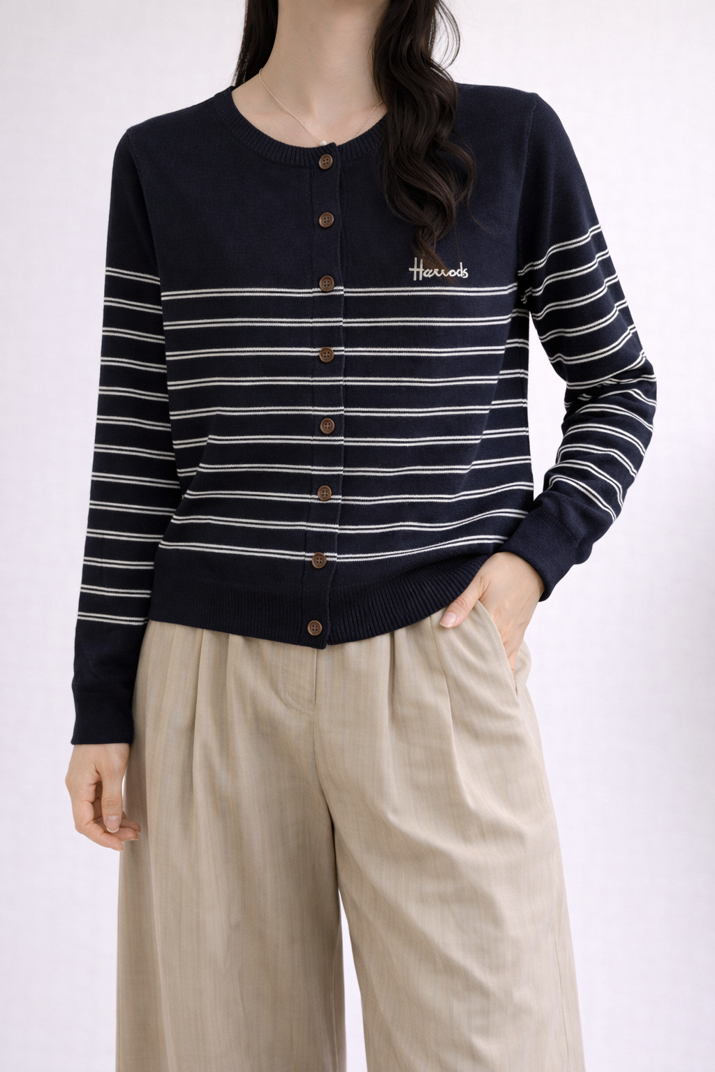 Striped Knit Cardigan
