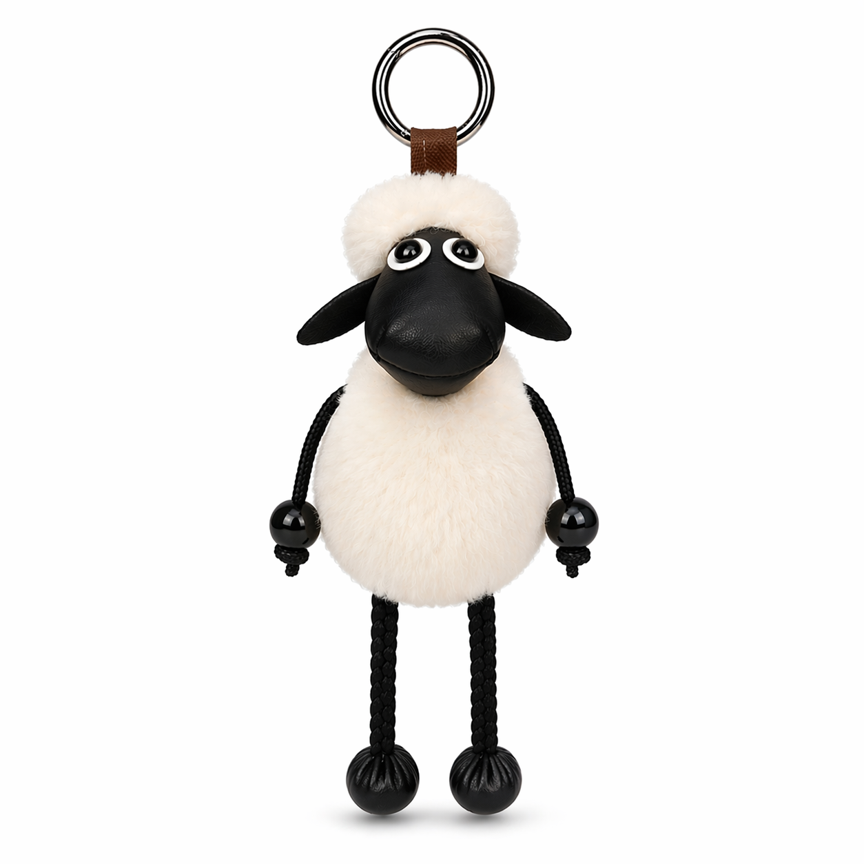 Sheepskin Sheep Key Charm