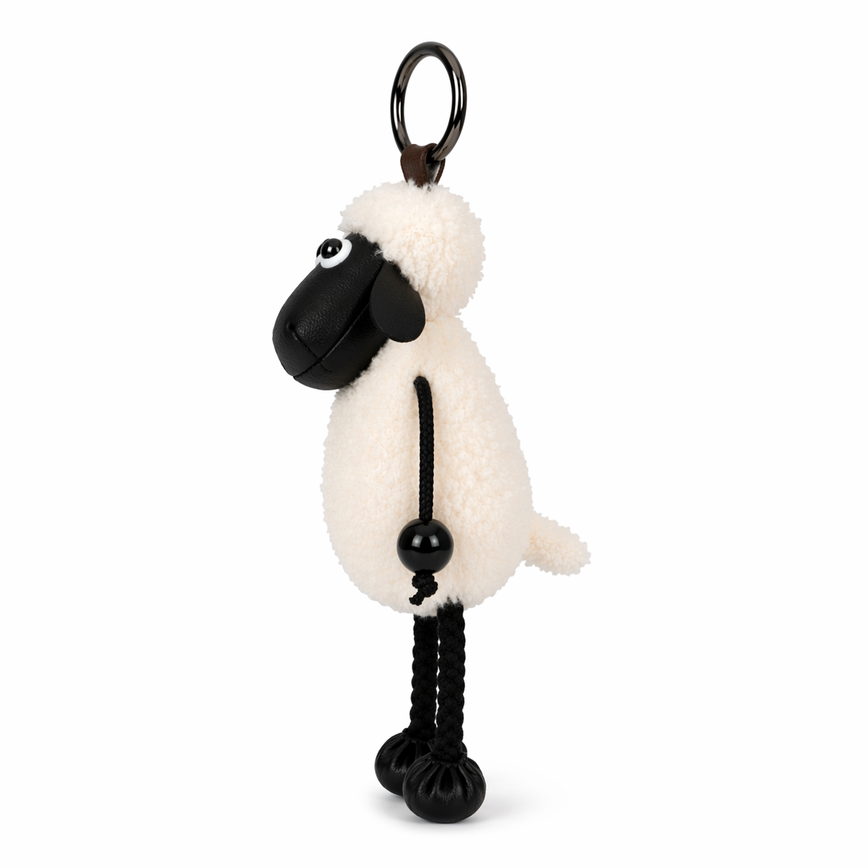 Sheepskin Sheep Key Charm