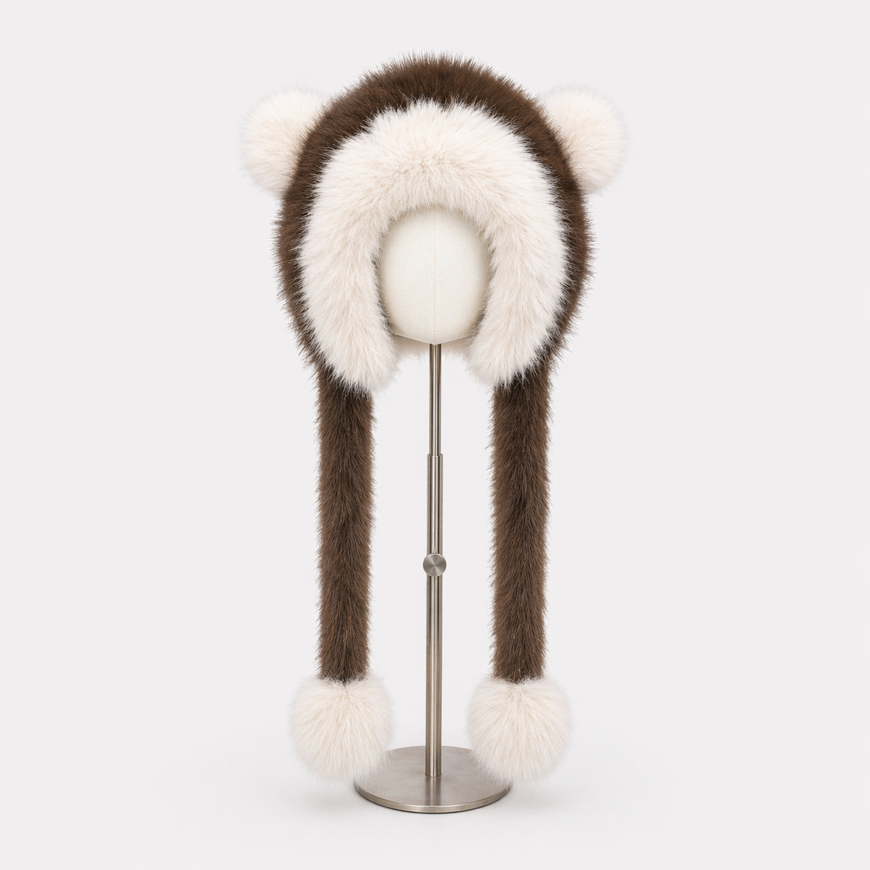 Bear Ear Faux Fur Hat