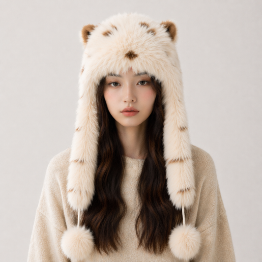 Arctic Bear Faux Fur Hat