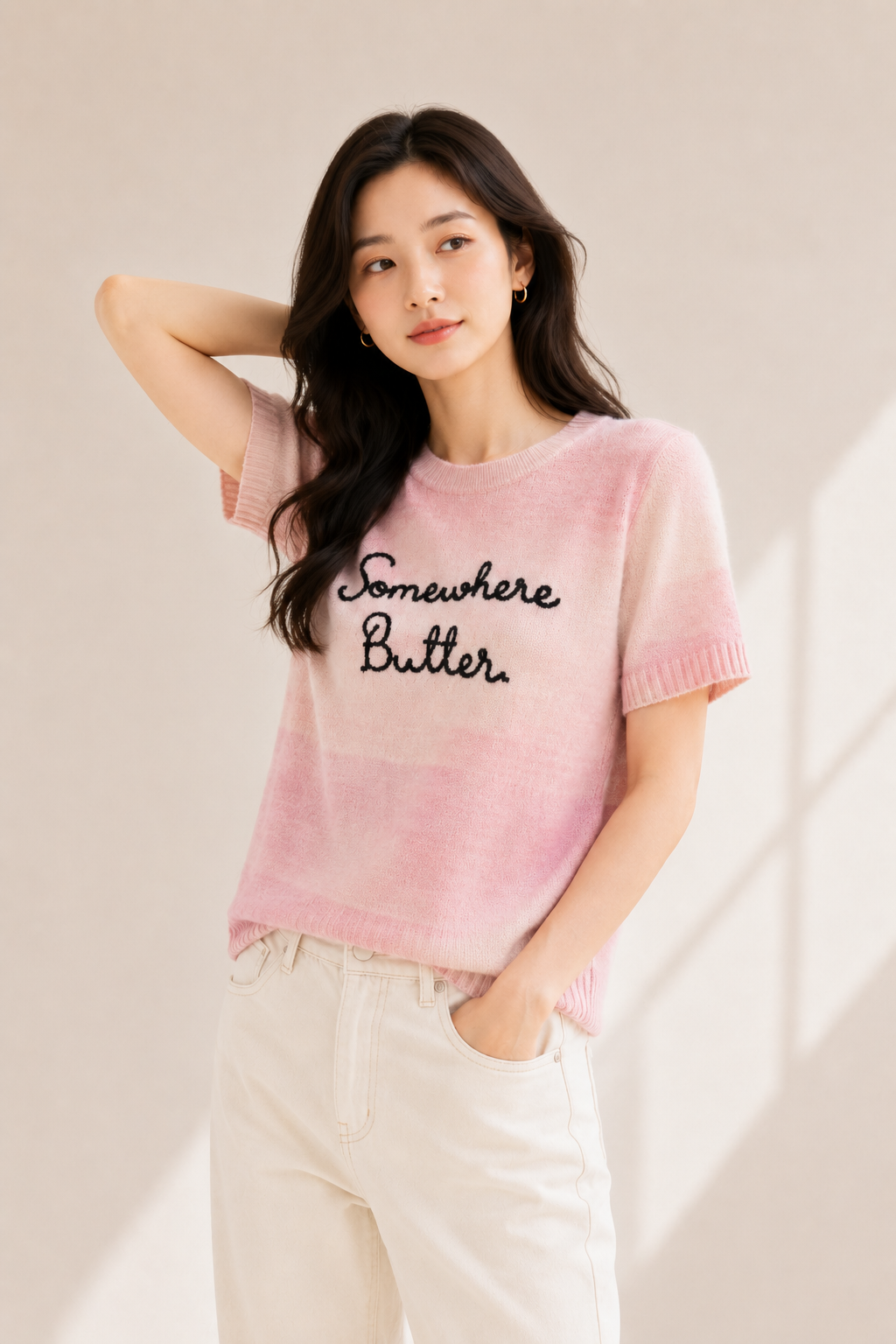 Graphic Knit T-shirt