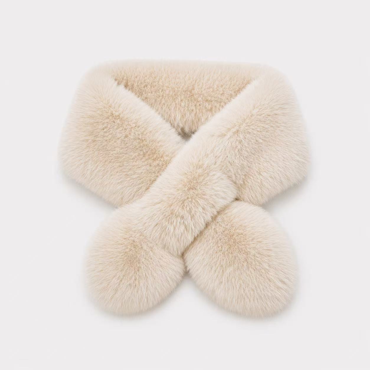 Faux Fur Pull-Through Scarf