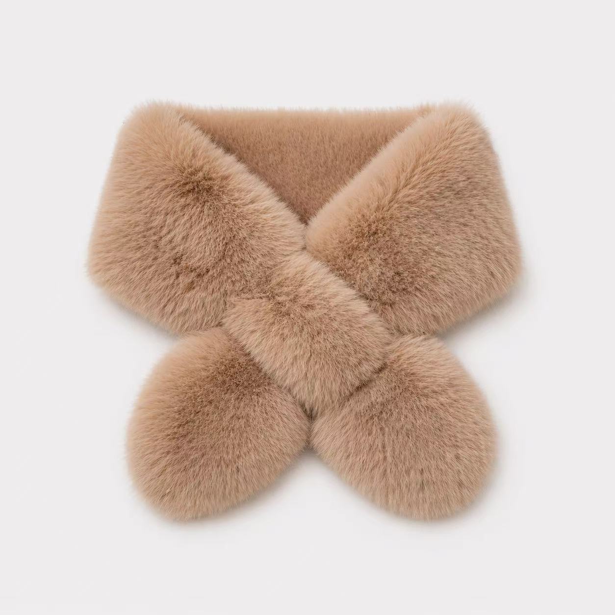 Faux Fur Pull-Through Scarf