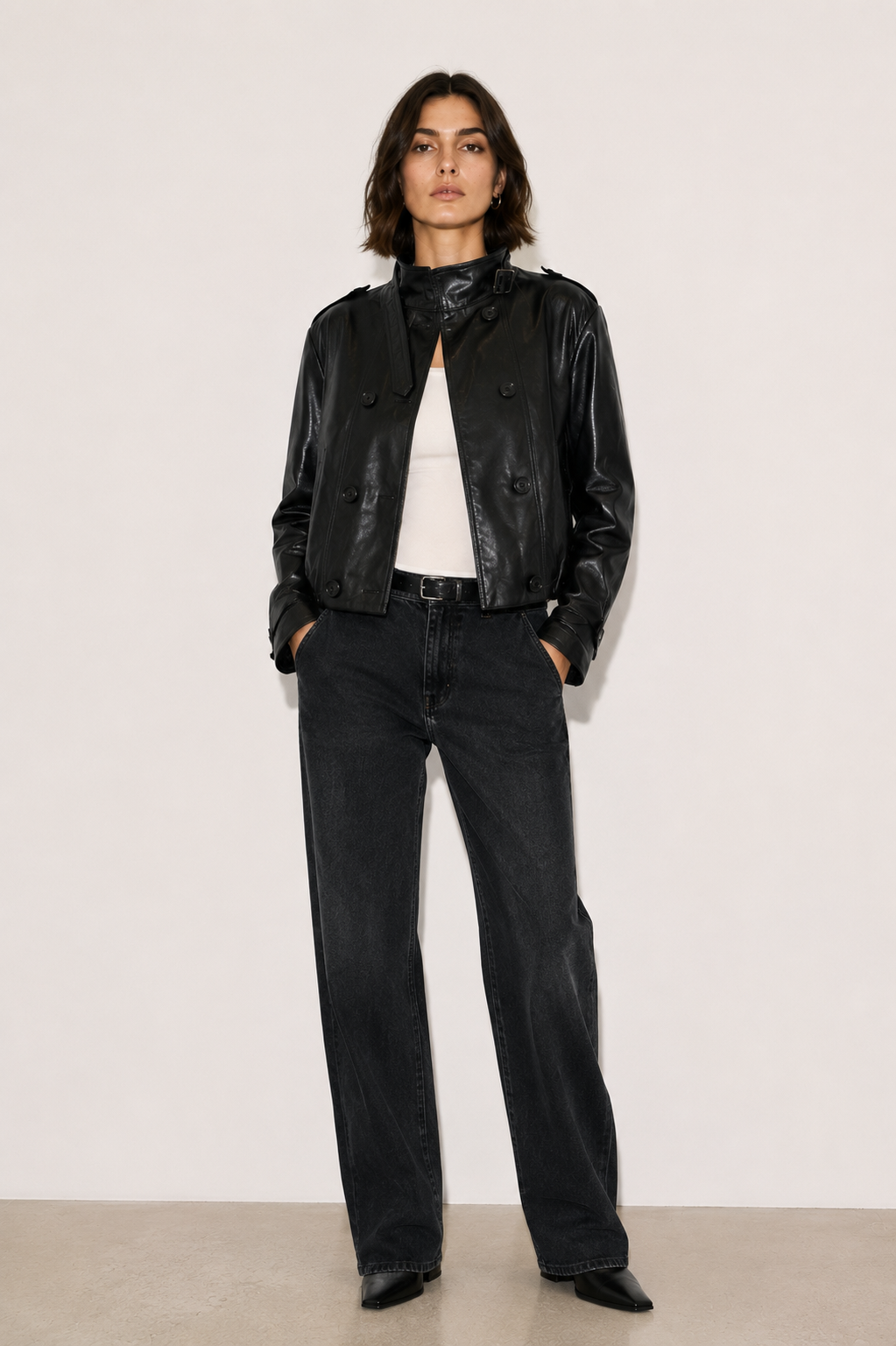 Officer Leather Jacket