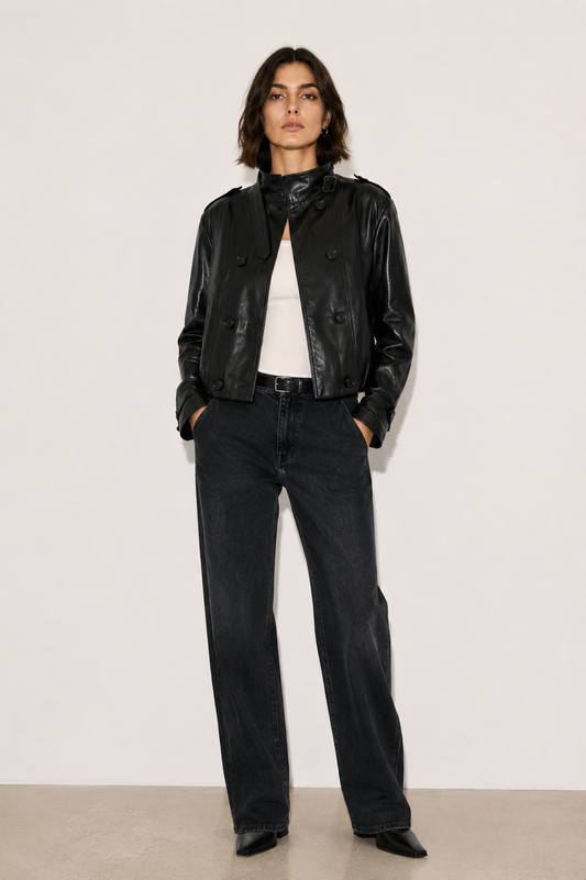 Officer Leather Jacket
