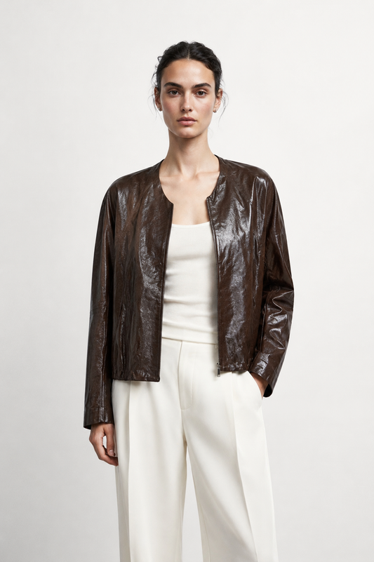 Contour Leather Jacket