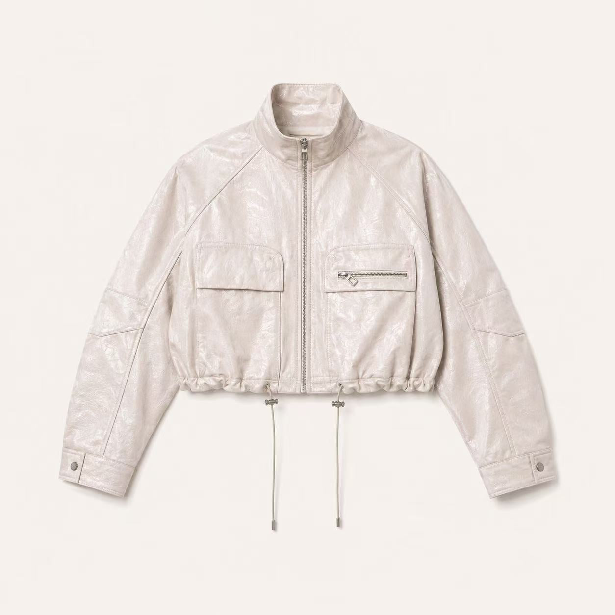 Crystal Aero Leather Jacket