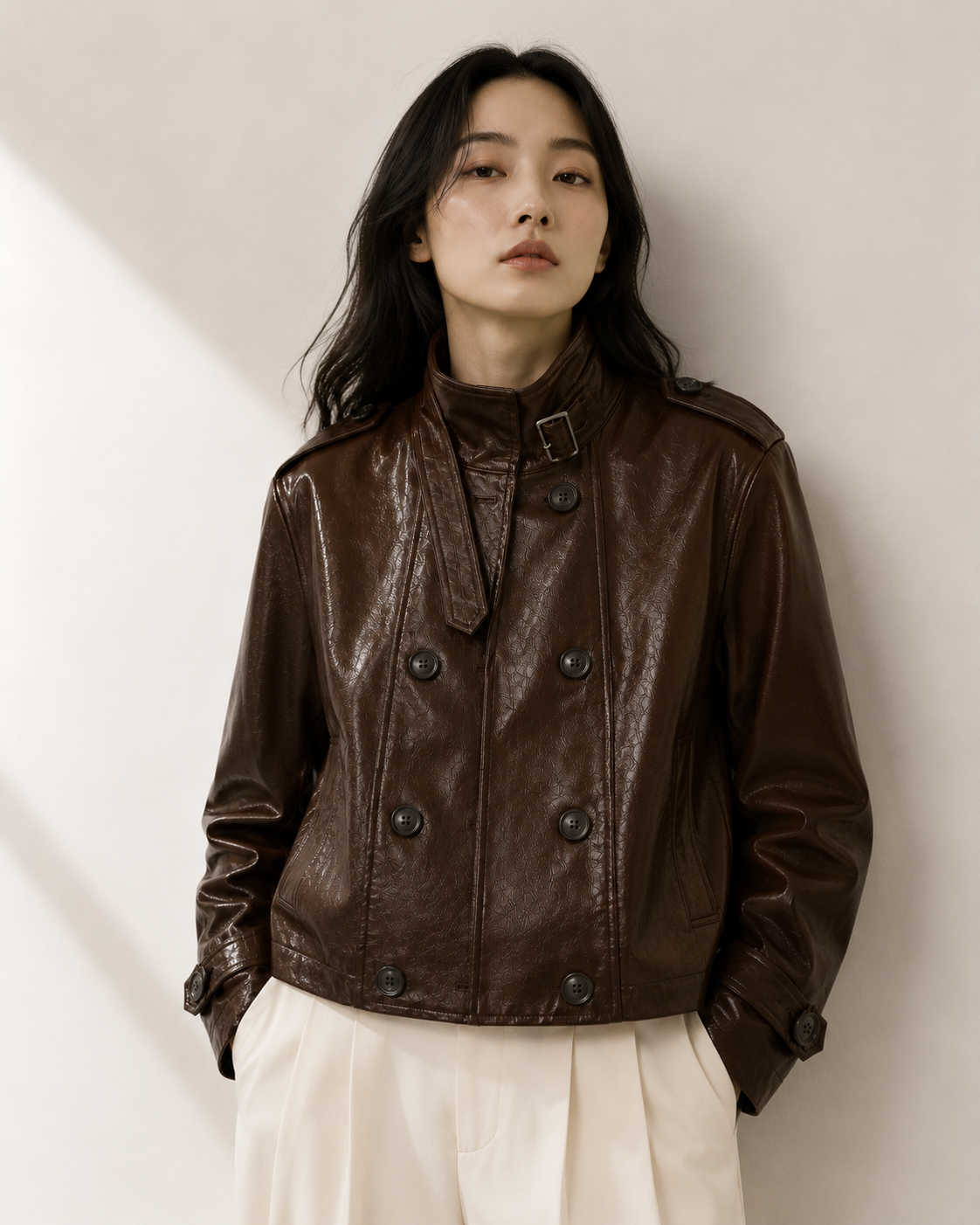 Officer Leather Jacket