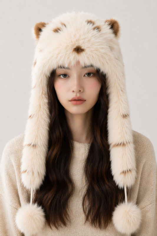 Arctic Bear Faux Fur Hat