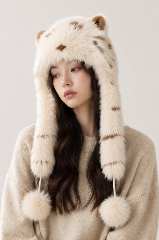Arctic Bear Faux Fur Hat