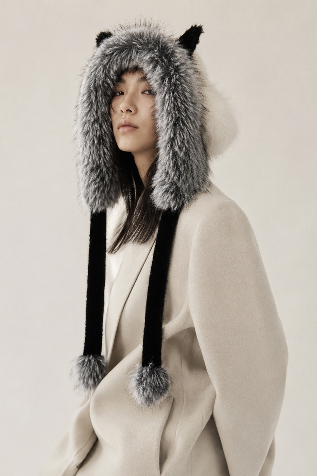 Lamb Ear Faux Fur Hat