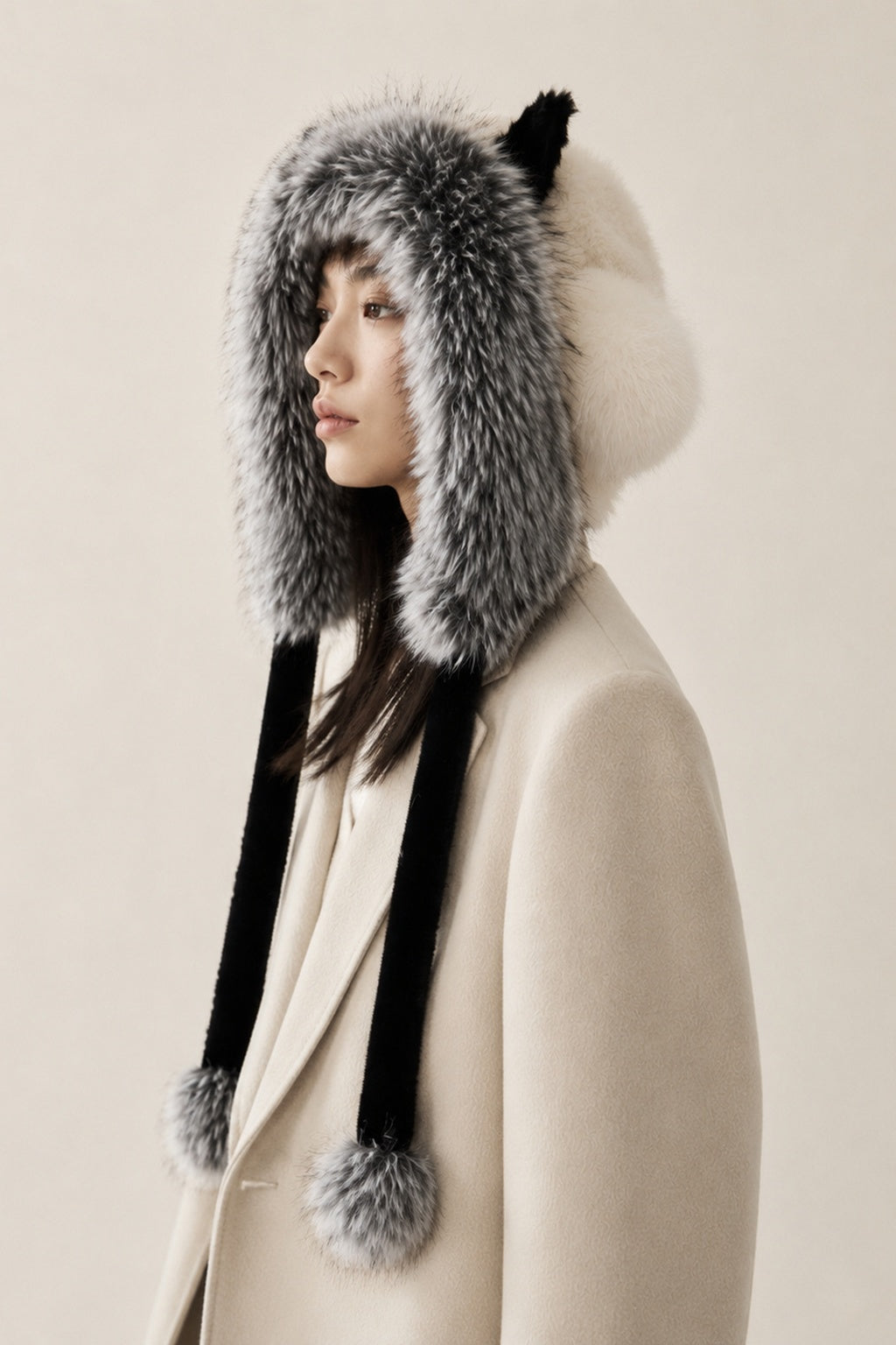 Lamb Ear Faux Fur Hat